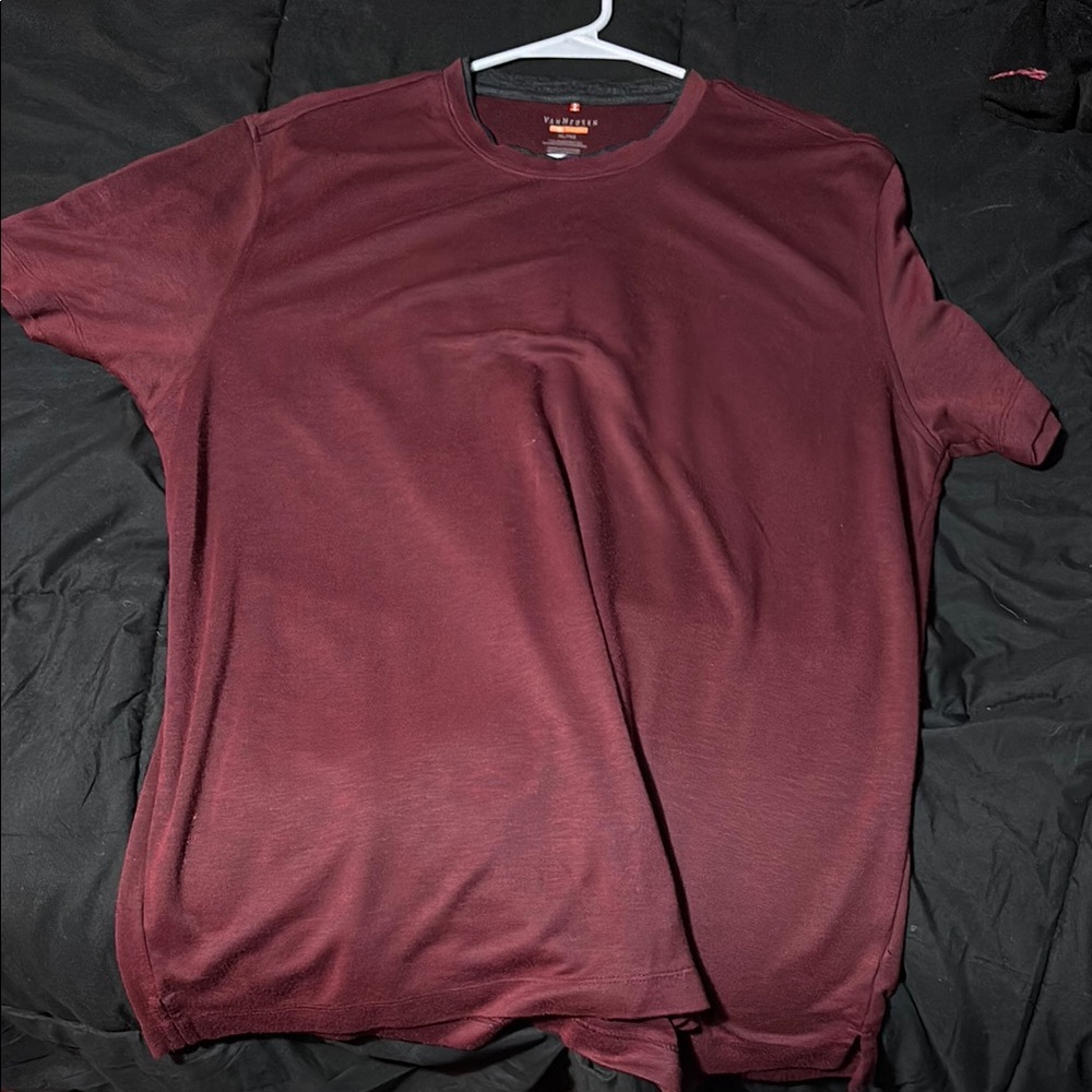 Van Heusen Red Short Sleeve Tee